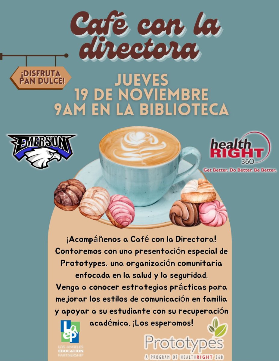Cafe con la directora